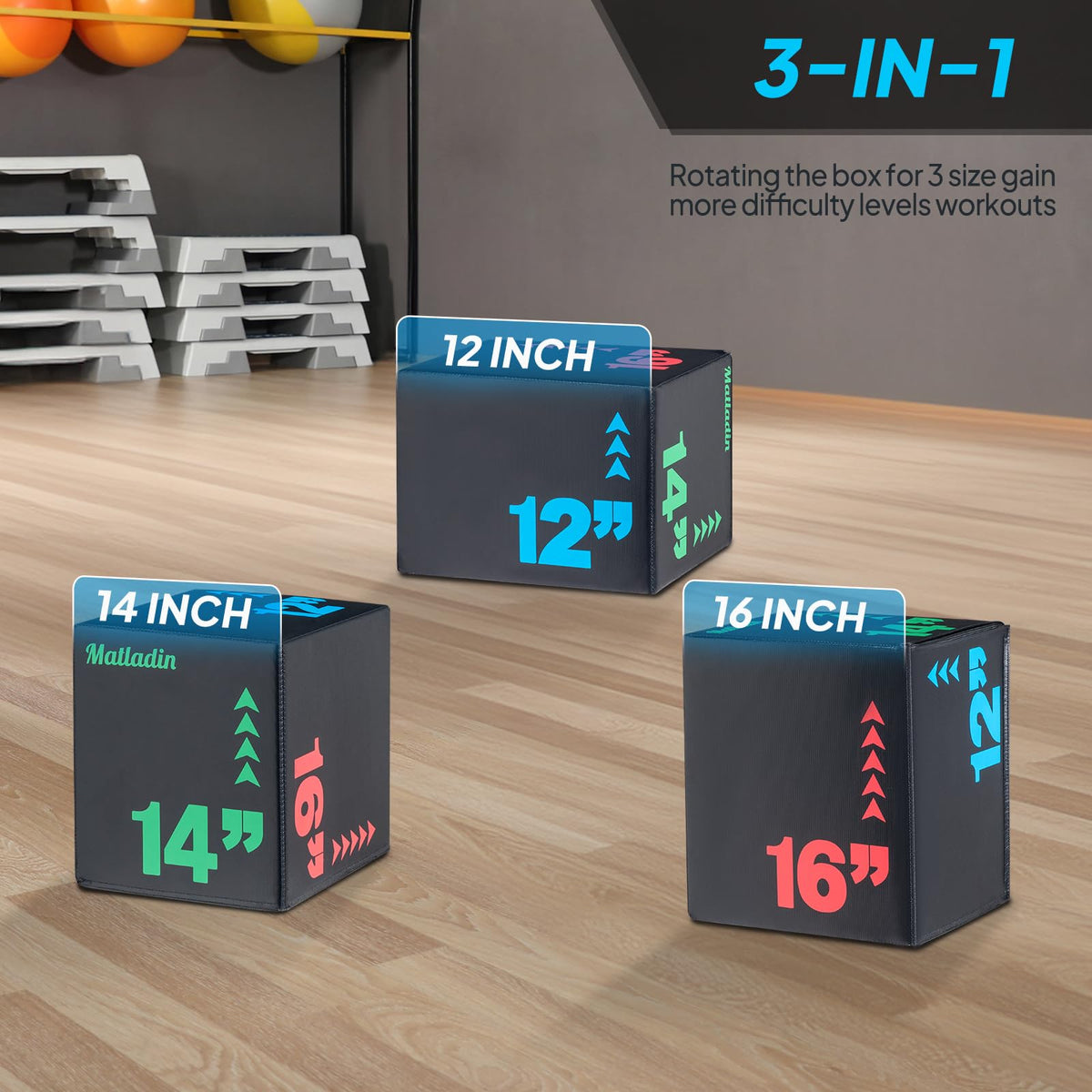Heavy Foam Plyometric Jump Box K924