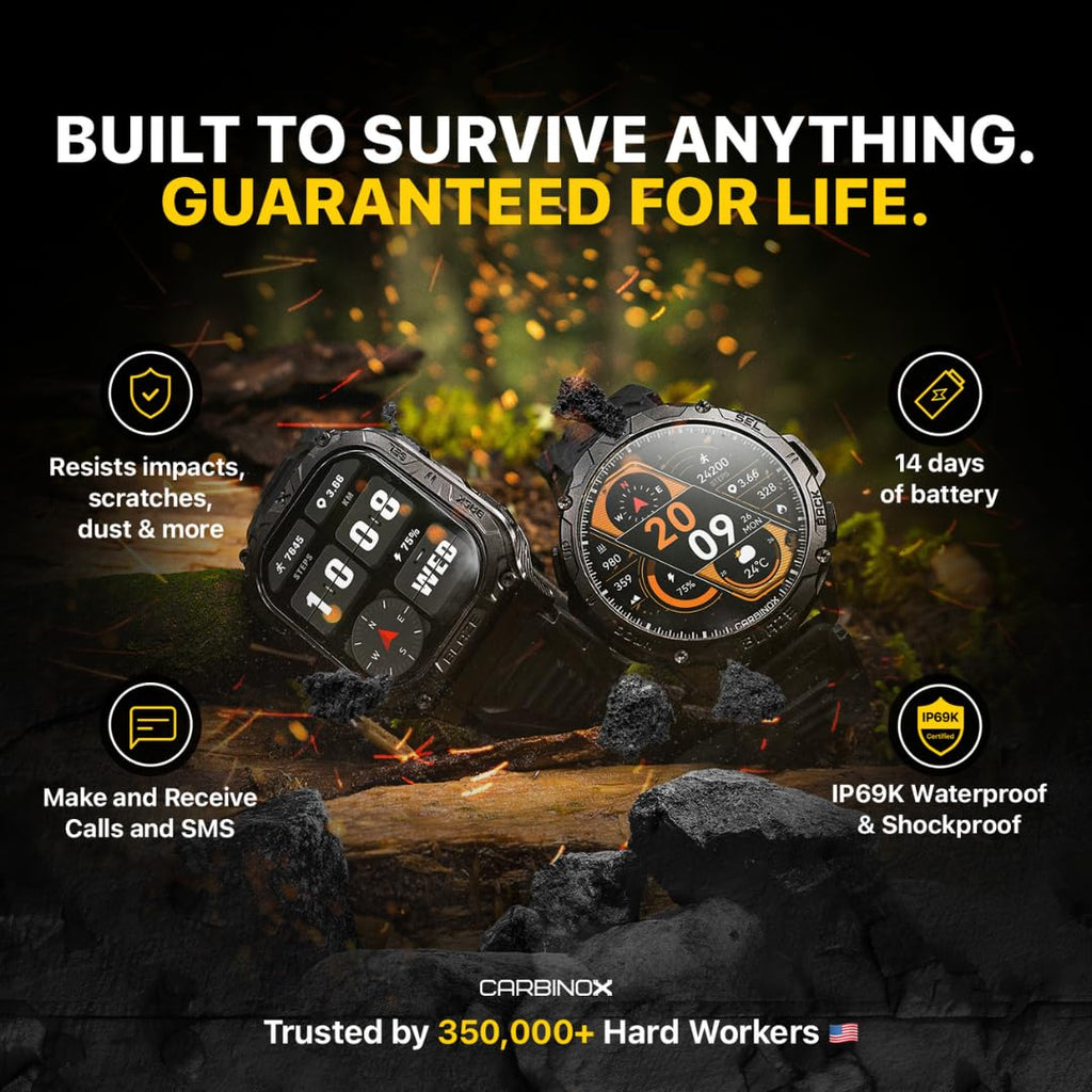 Rugged Smart Watch with GPS B8361