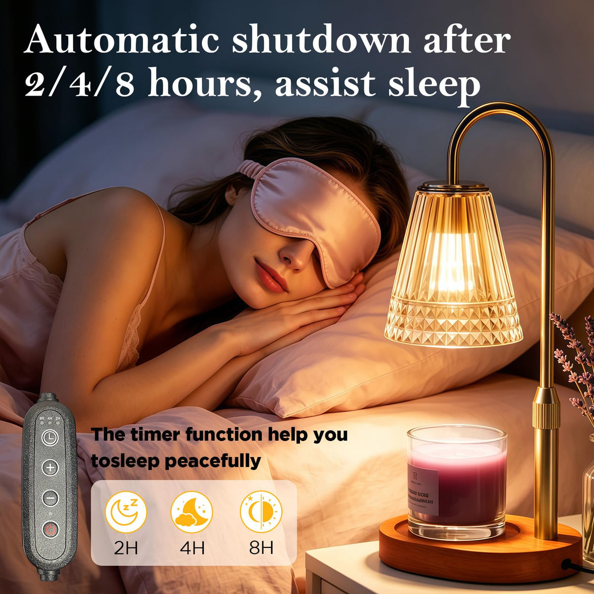 Candle Warmer Lamp with Timer G525154