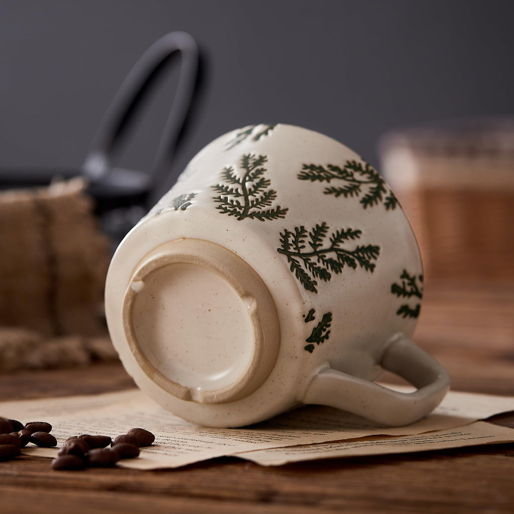 12 oz Ceramic Coffee Mug Set of 4 U8700