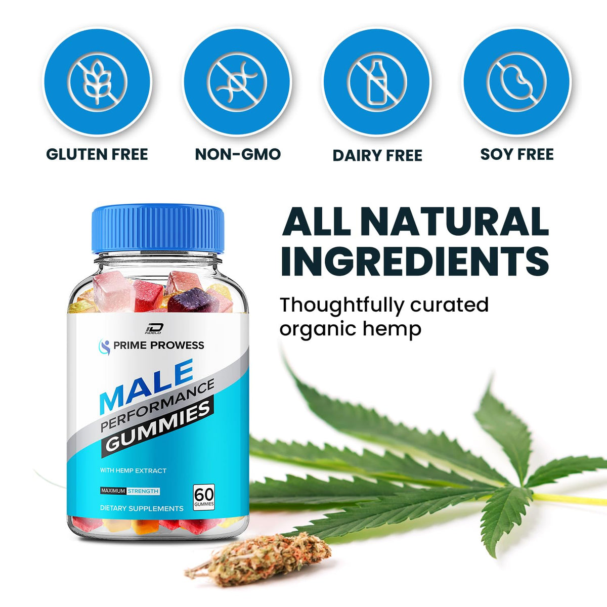 Hemp Gummies 5 Pack 300 Gummies B415