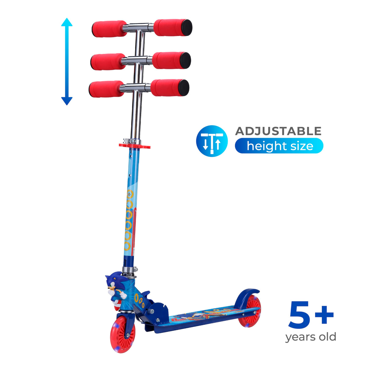 2 Wheel Foldable Kids Kick Scooter with LED Wheels O409