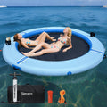 Inflatable Water Hammock with Cup Holder J569