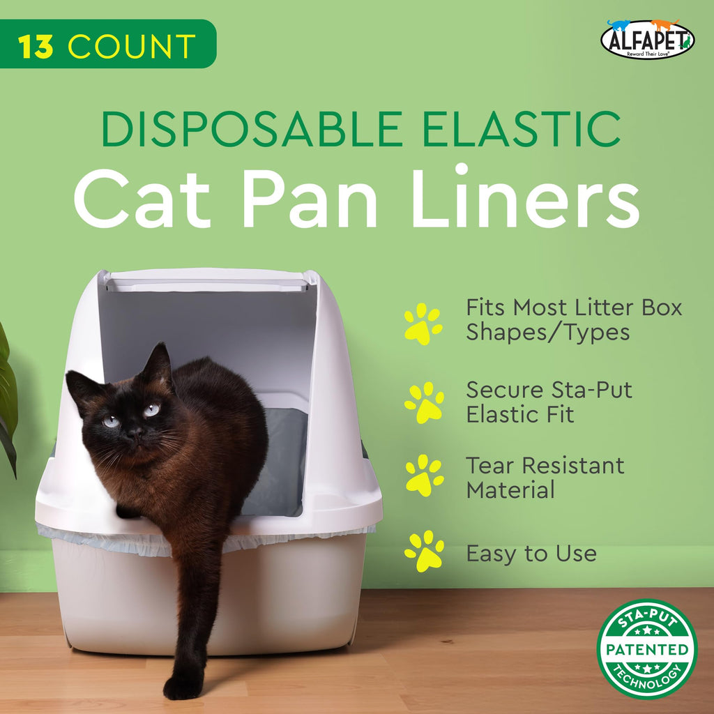 Elastic Cat Litter Box Liners, 13 Count Super Jumbo K5121