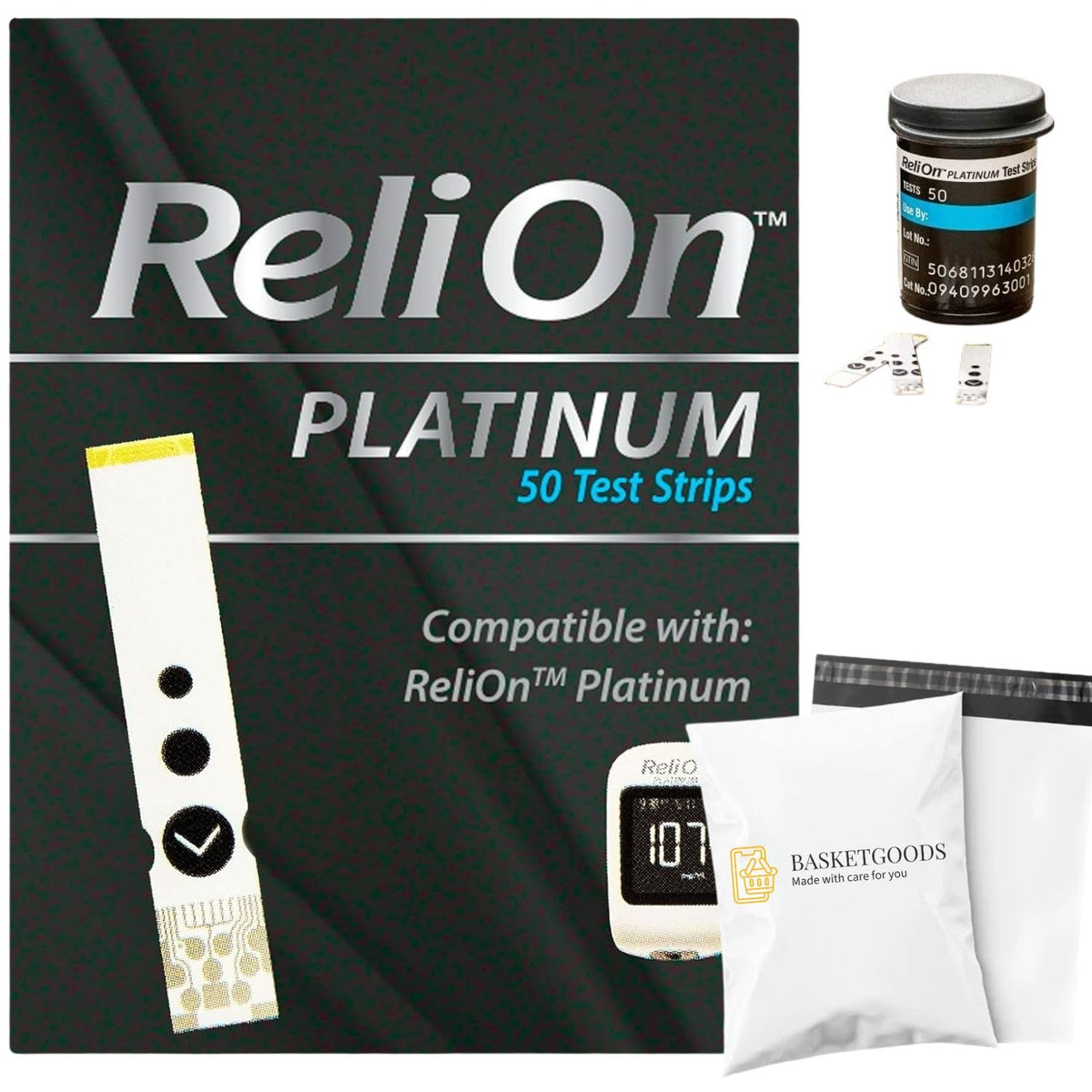 Platinum Test Strips 50 Count H90746