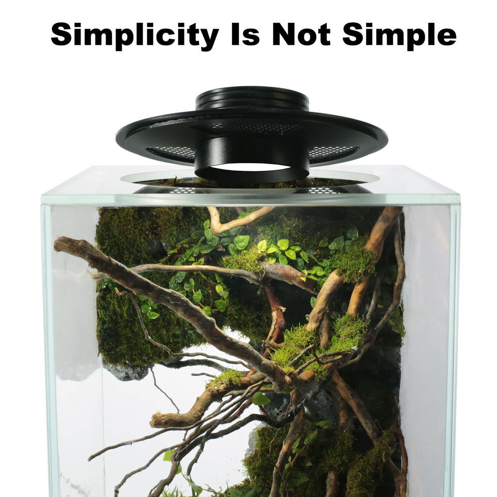 Glass Plant Terrarium with Grow Light V55131
