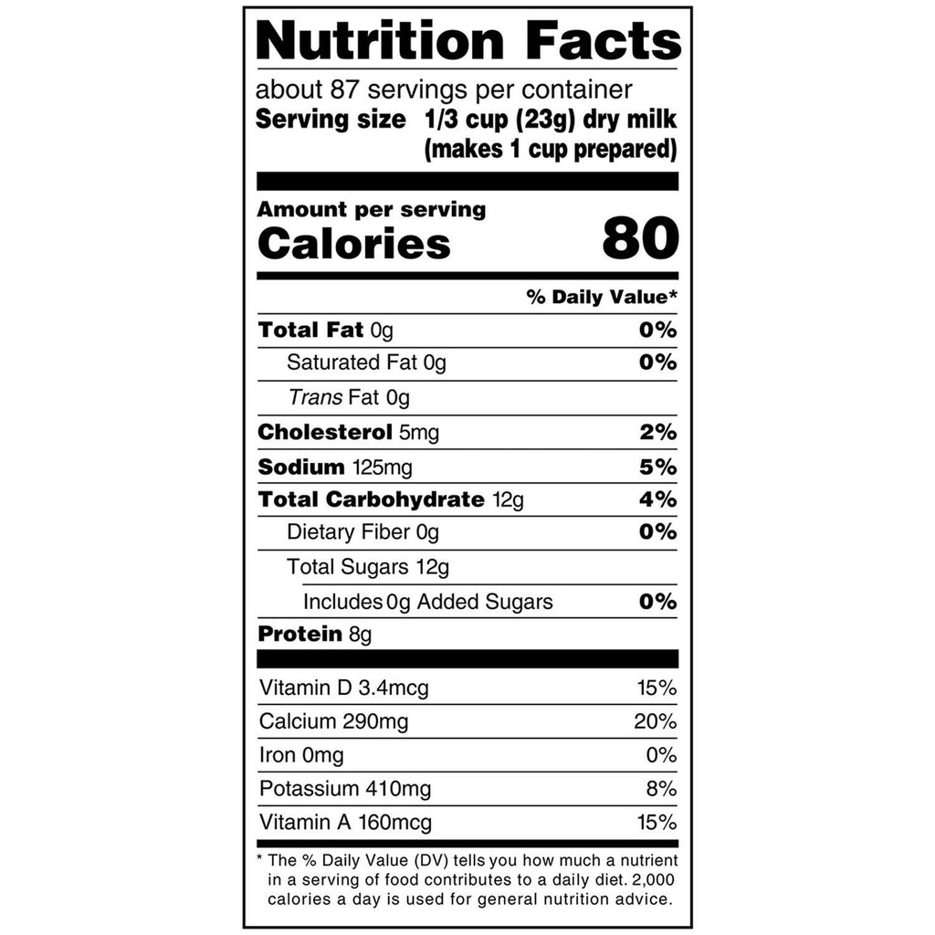Non-Fat Instant Dry Milk 70.4 Ounce H51940