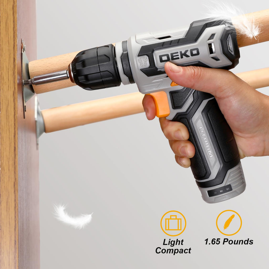12V Cordless Drill Set with 3/8-inch Keyless Chuck V23118