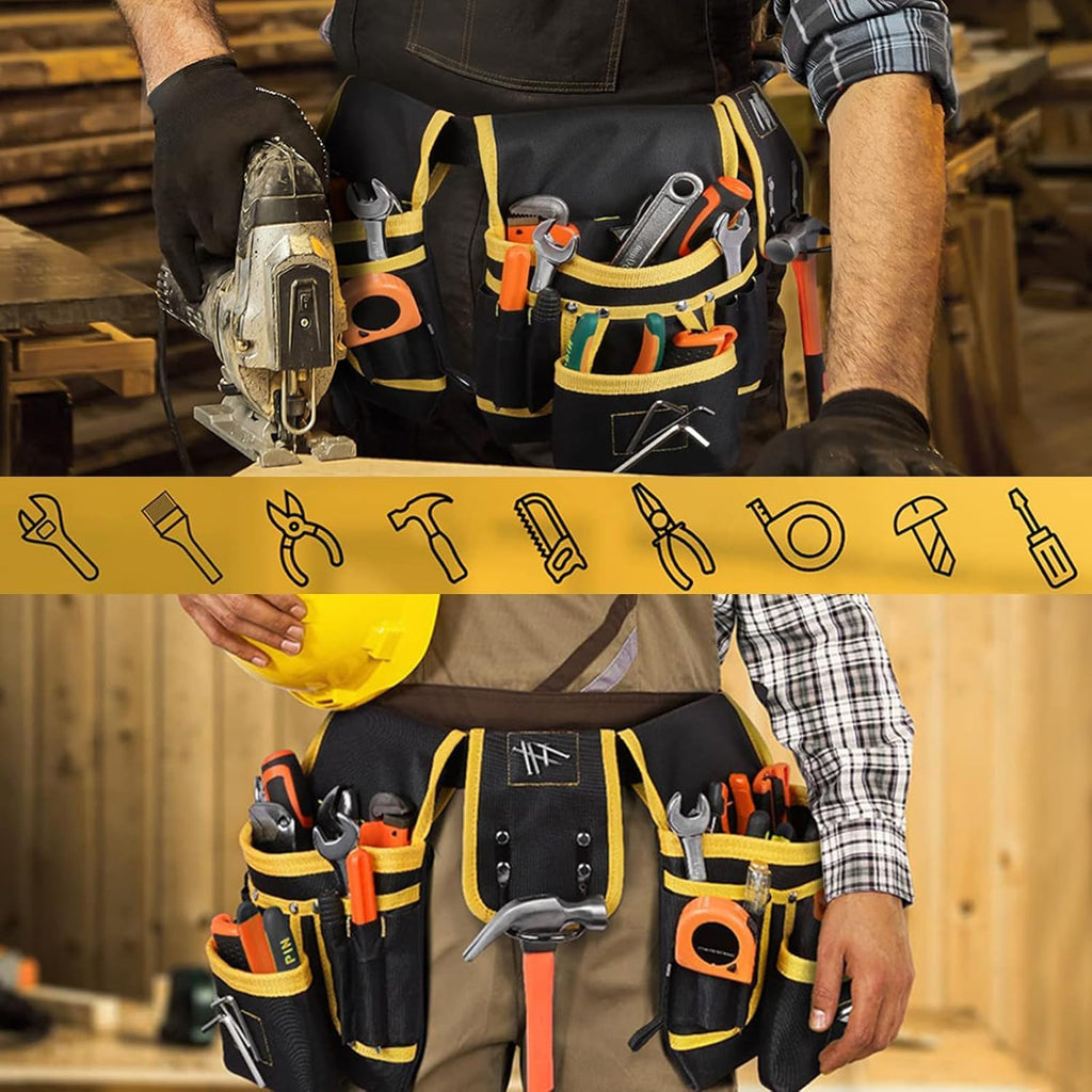 27 Pocket Tool Belt with 3 Magnetic Zones F9580
