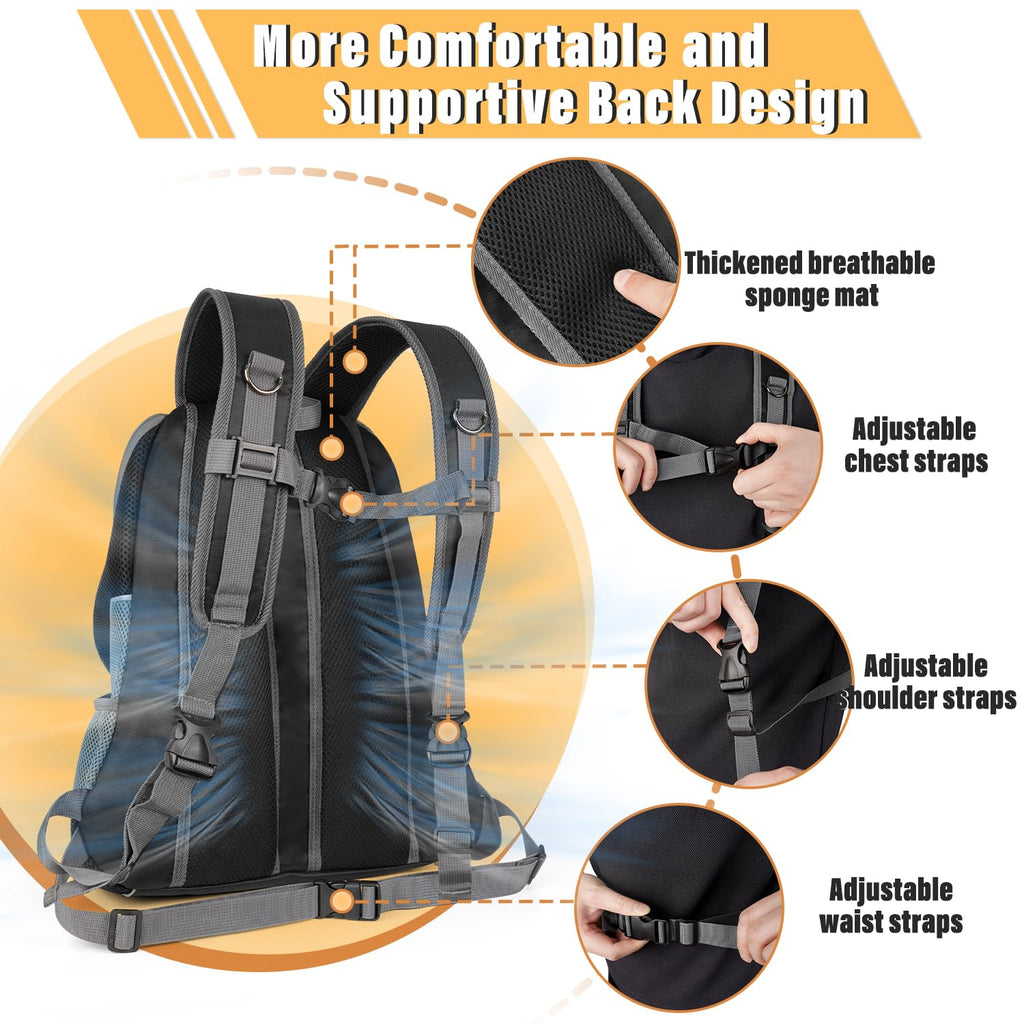 Adjustable Breathable Dog Carrier Backpack O45208