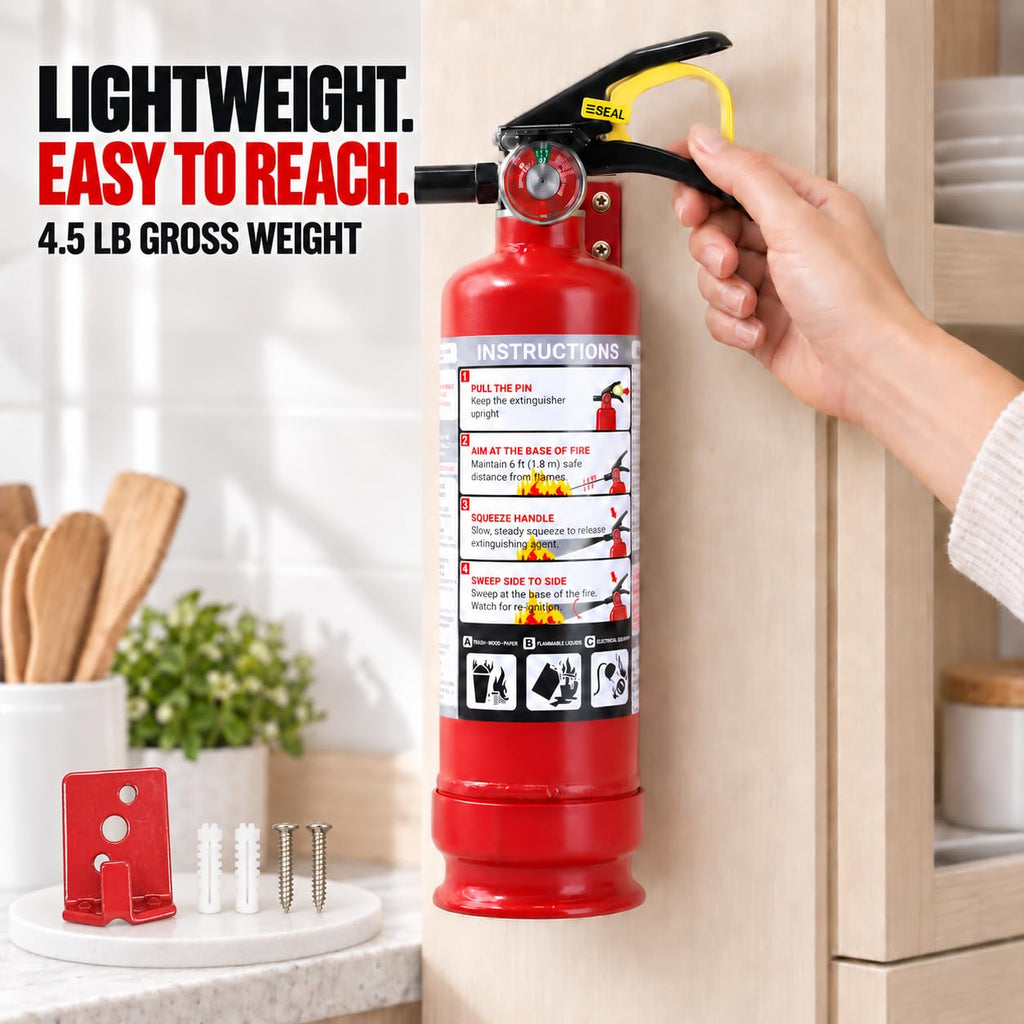 2.5 lb ABC Dry Chemical Fire Extinguishers 6-Pack S97043