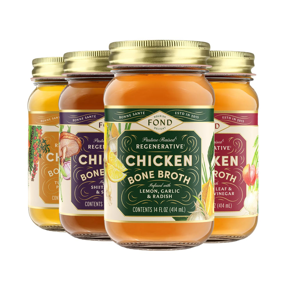 Chicken Bone Broth Variety Pack 4-Pack H163402