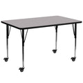 72x30 in Rectangular Activity Table U26878
