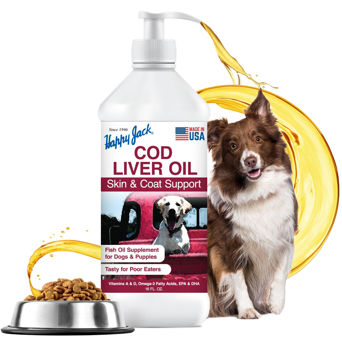 Cod Liver Fish Oil for Dogs 16 oz R144822
