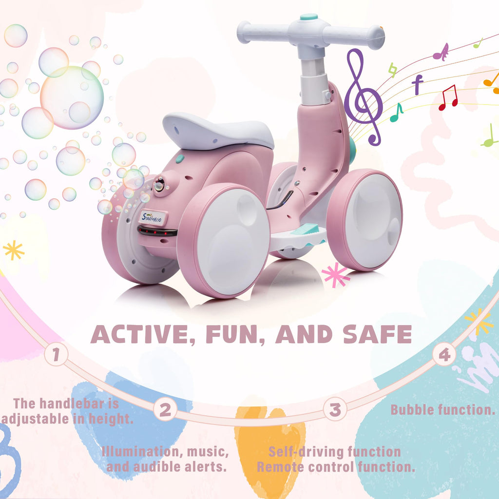 Pink Electric Balance Bike Q965051