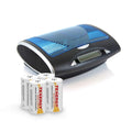 Rechargeable NiCd D Batteries and LCD Smart Charger K21710