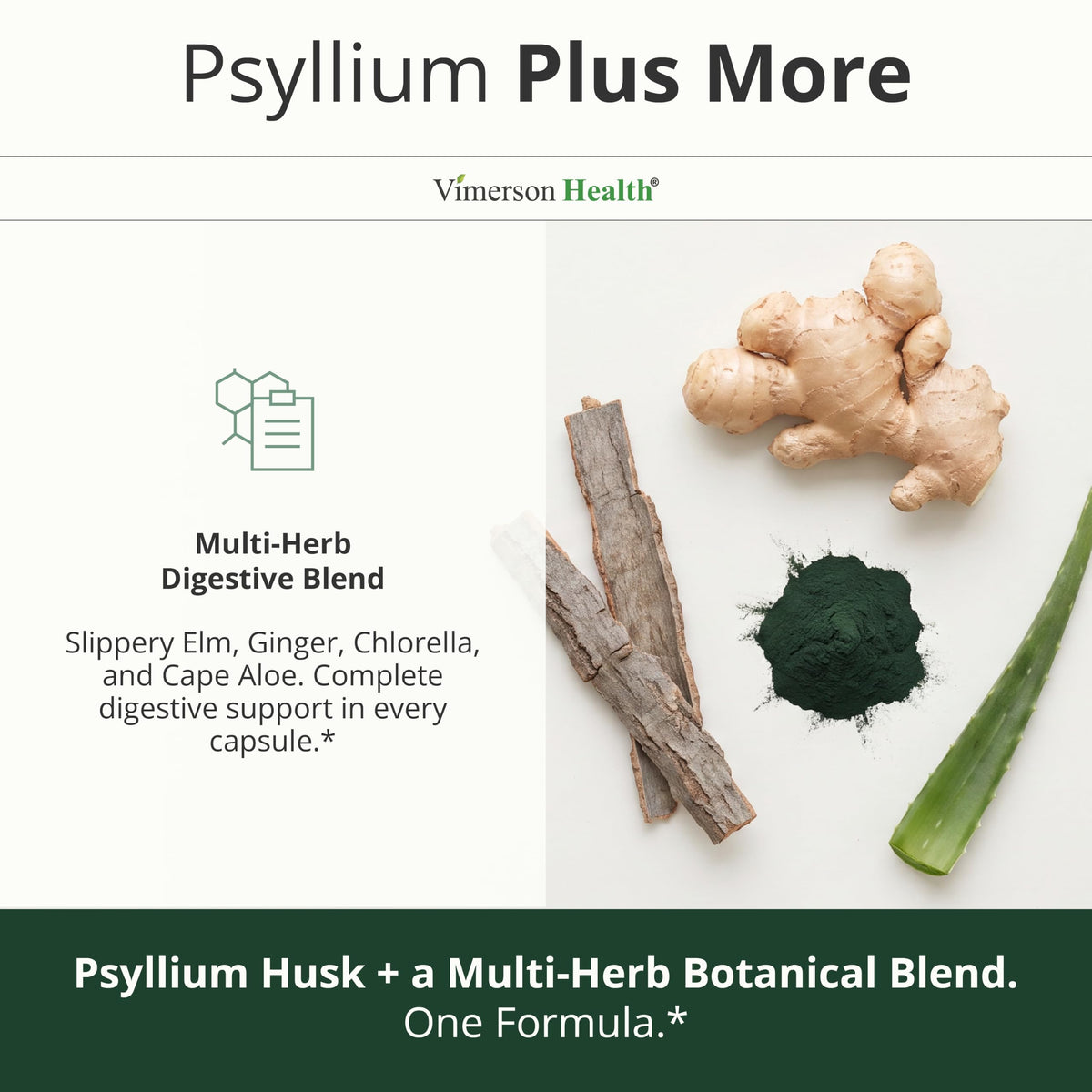Psyllium Husk Capsules 1080mg 60 Fiber Capsules M564