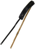 Black Leather Guitar Strap K3340