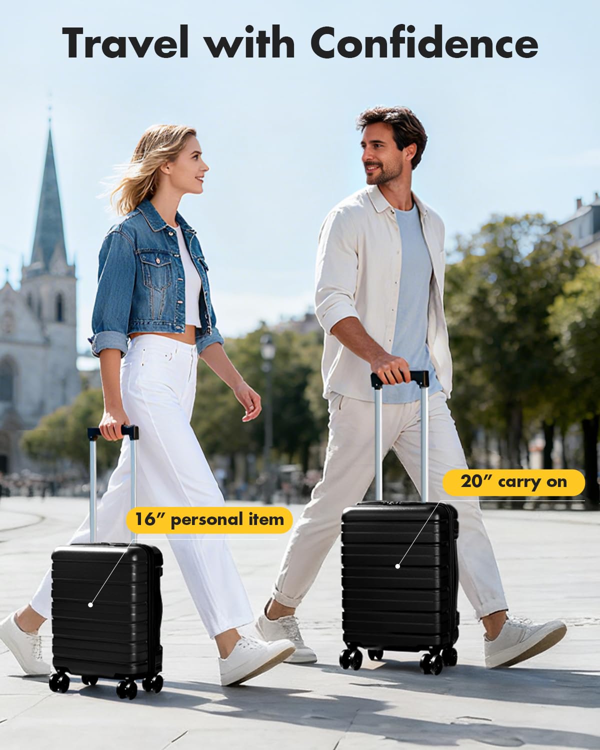16 Inch Underseat Carry On Luggage S62601