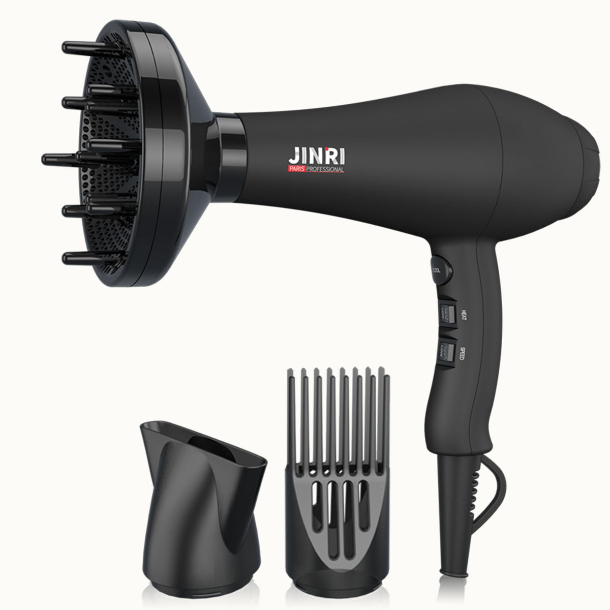 1875W Ionic Hair Dryer with Diffuser and Concentrator S662490