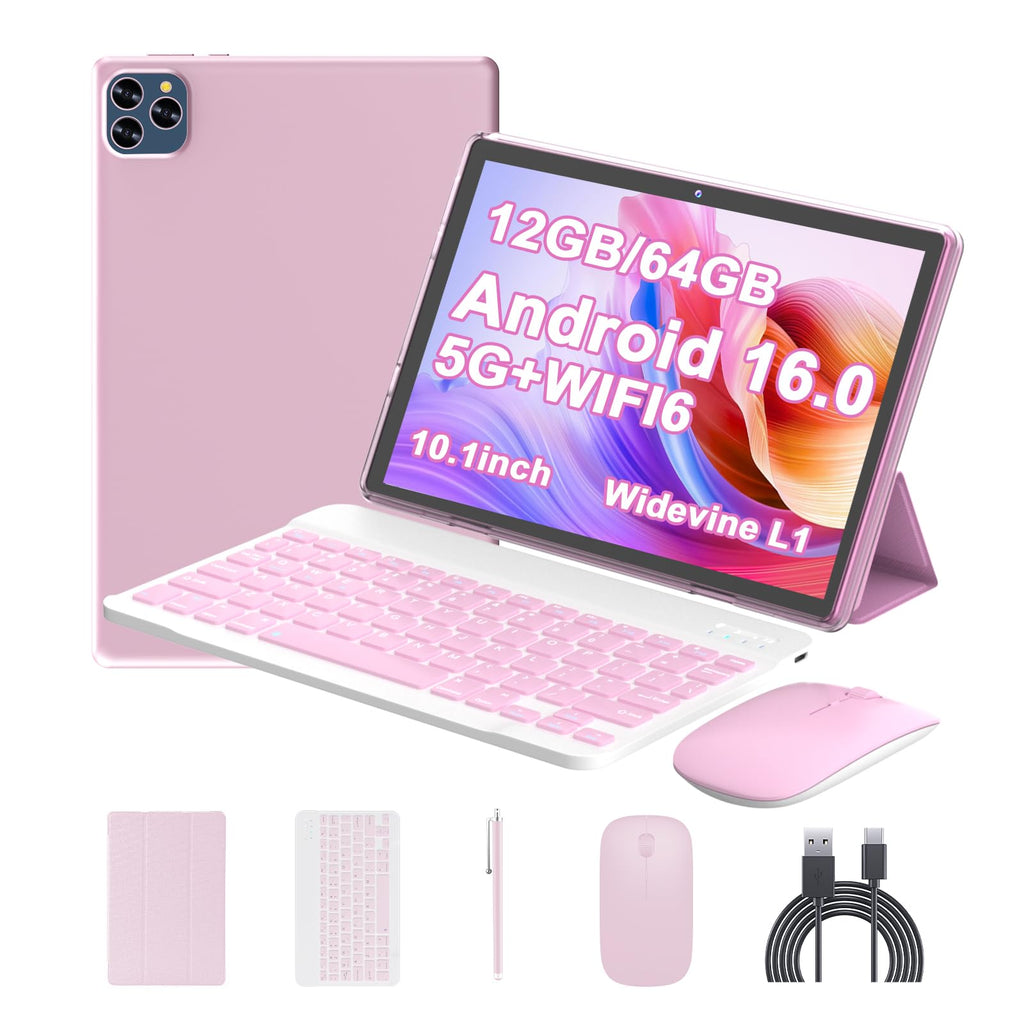 Android 16 Tablet 10 Inch 12 GB RAM 64GB ROM 2 in 1 Tablet PC G18817
