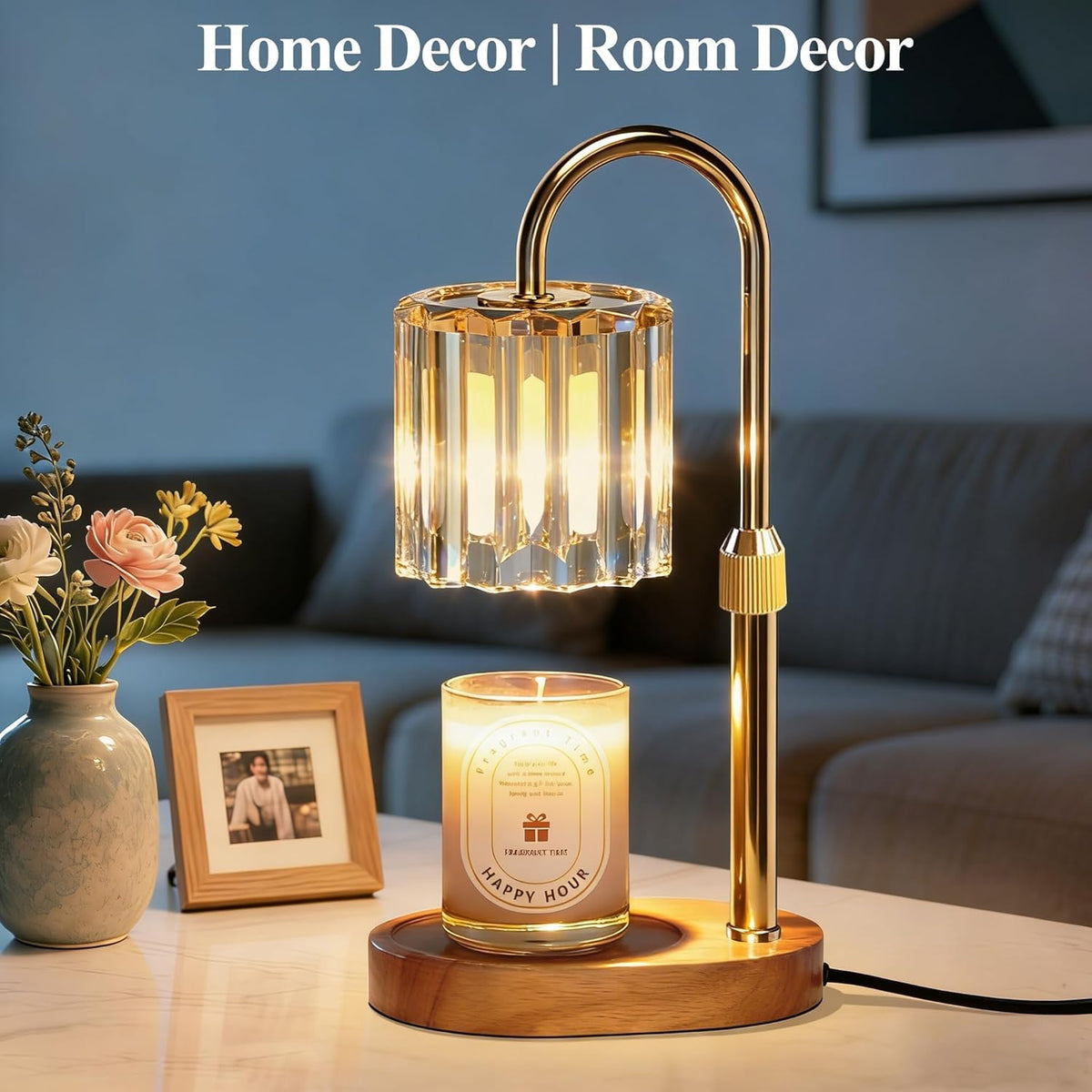 Candle Warmer Lamp with Timer and Dimmer Q77812
