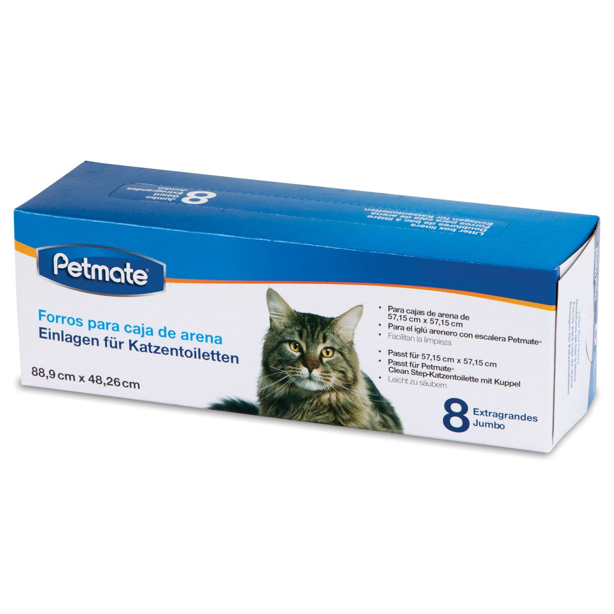 Jumbo 8-Count Litter Box Liners V48978