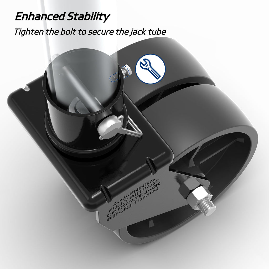 Dual 6" Trailer Jack Swivel Caster Wheel E6557