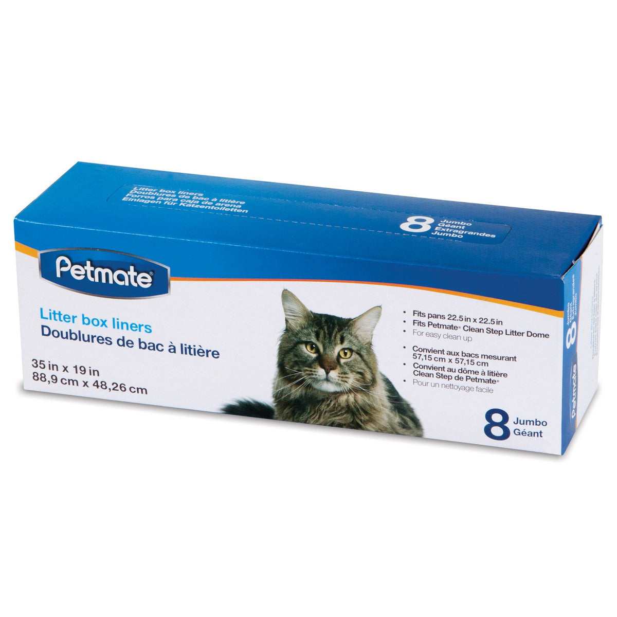 Jumbo 8-Count Litter Box Liners V48978