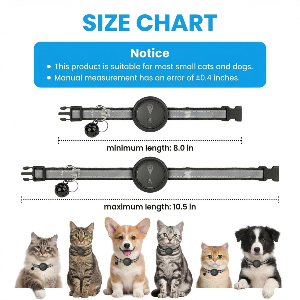 GPS Pet Tracker for Dogs & Cats U5583