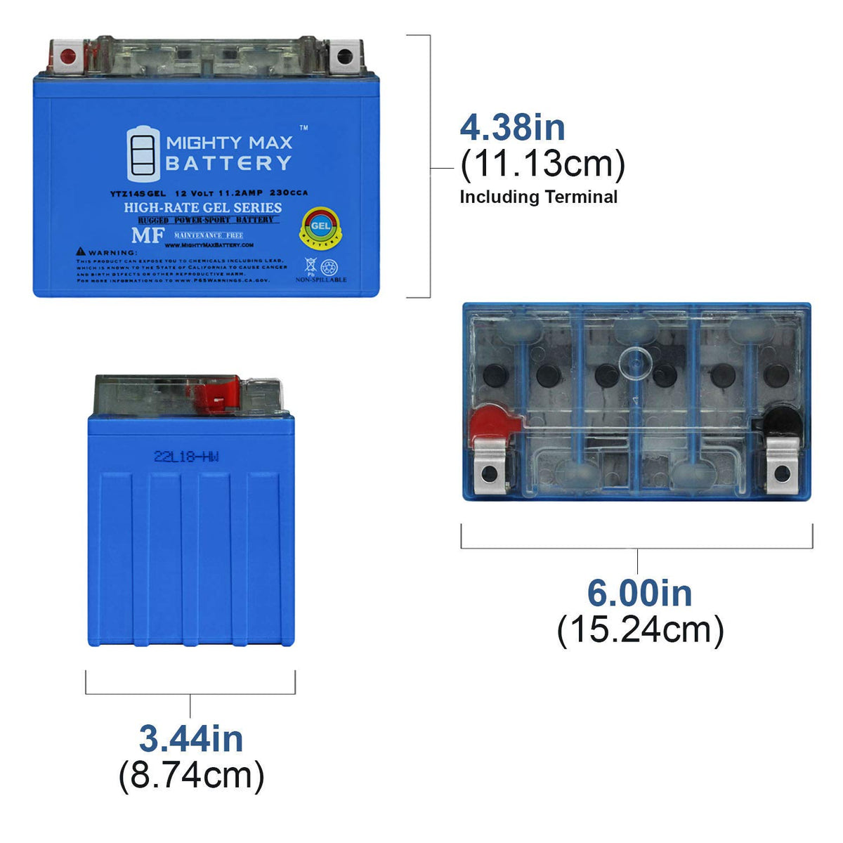 12V 11.2Ah GEL Battery P14377