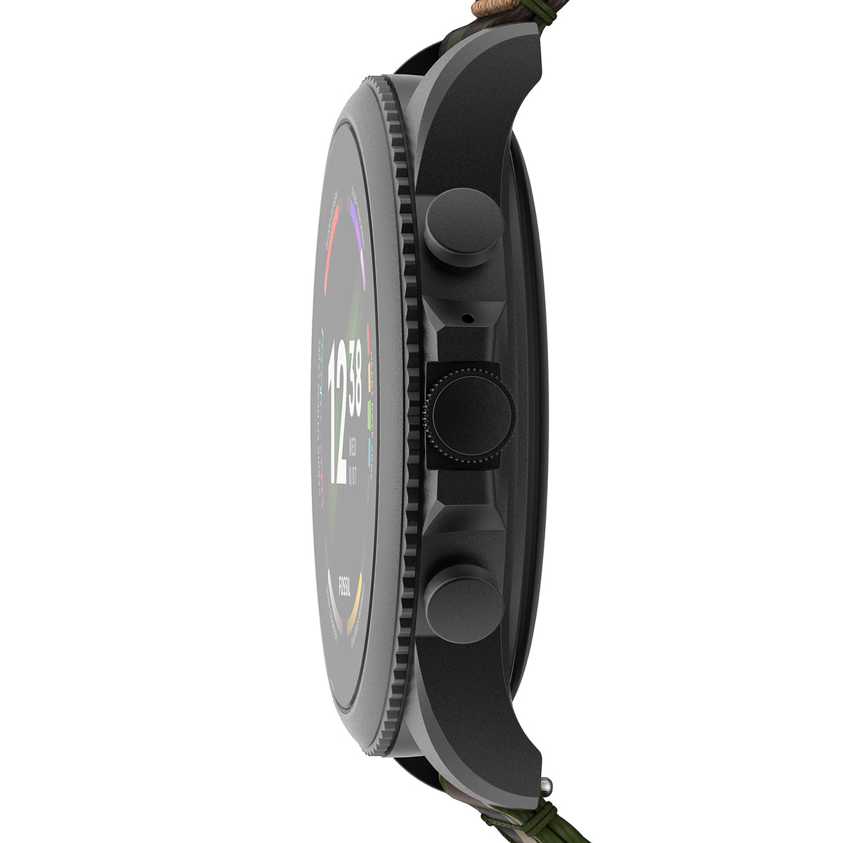 Black Stainless Steel Touchscreen Smart Watch N596614