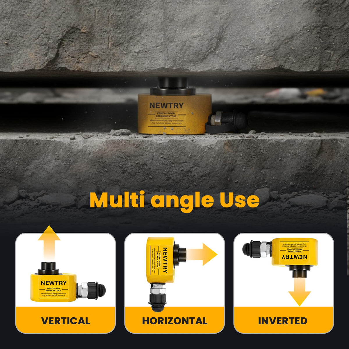 10T Low Profile Hydraulic Ram Jack D735460
