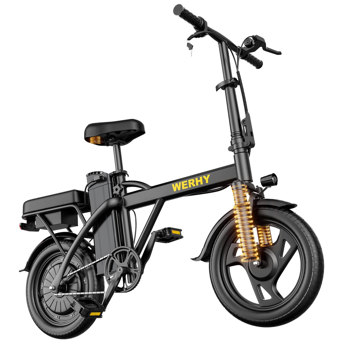 Electric Bike for Adults 750W Peak Motor 20 MPH Folding Ebike 14" Z416