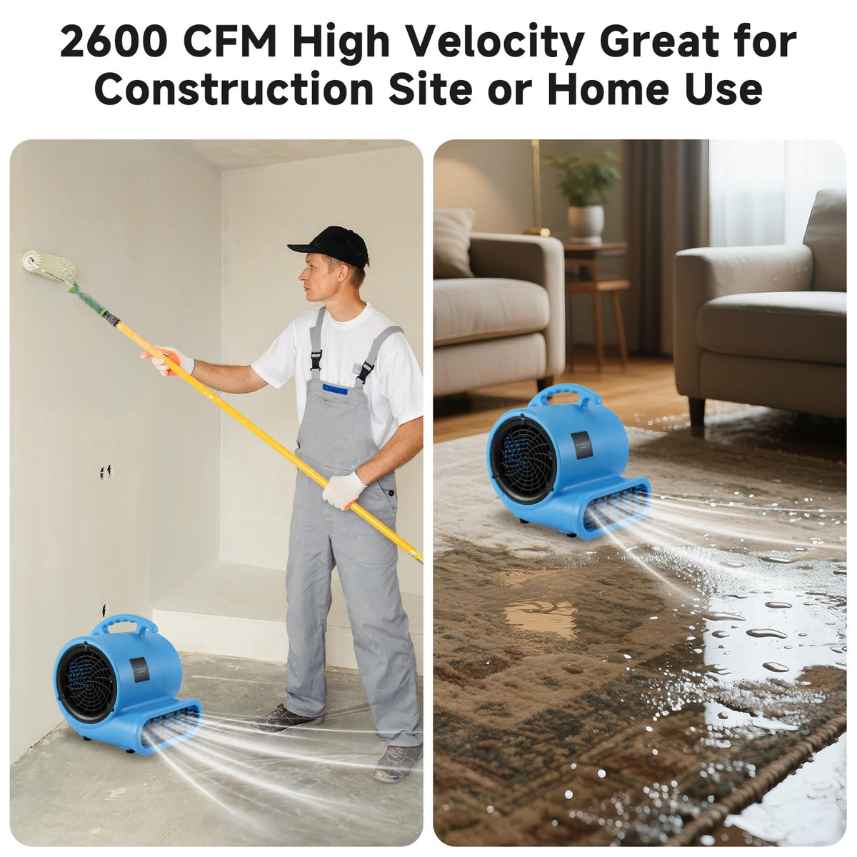 1/2 HP Carpet Dryer Air Blower Fan T8503