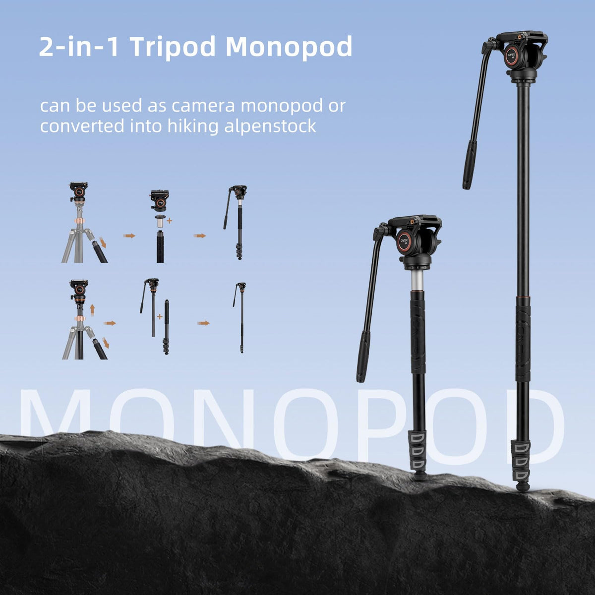 Carbon Fiber 4-Section Tripod D26736