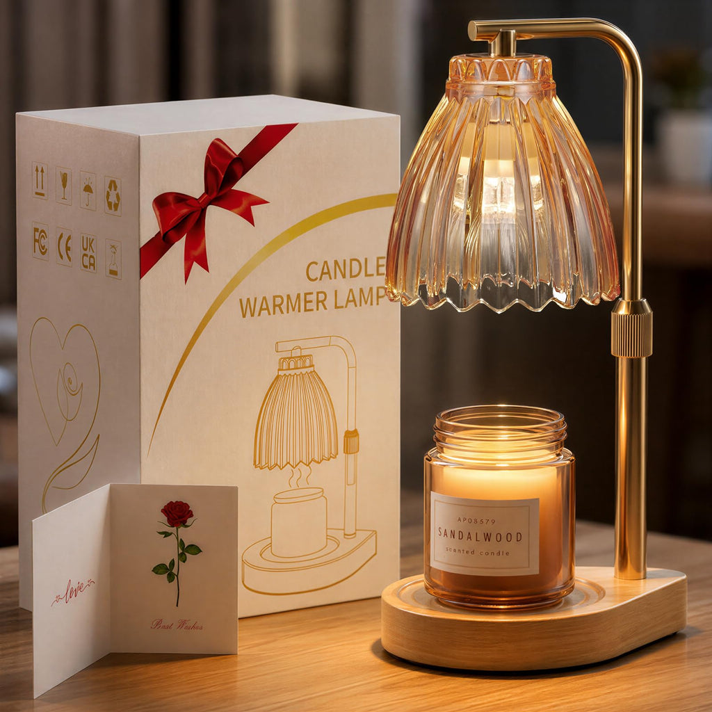 Candle Warmer Lamp with Adjustable Height, Timer & Dimmer Q3571