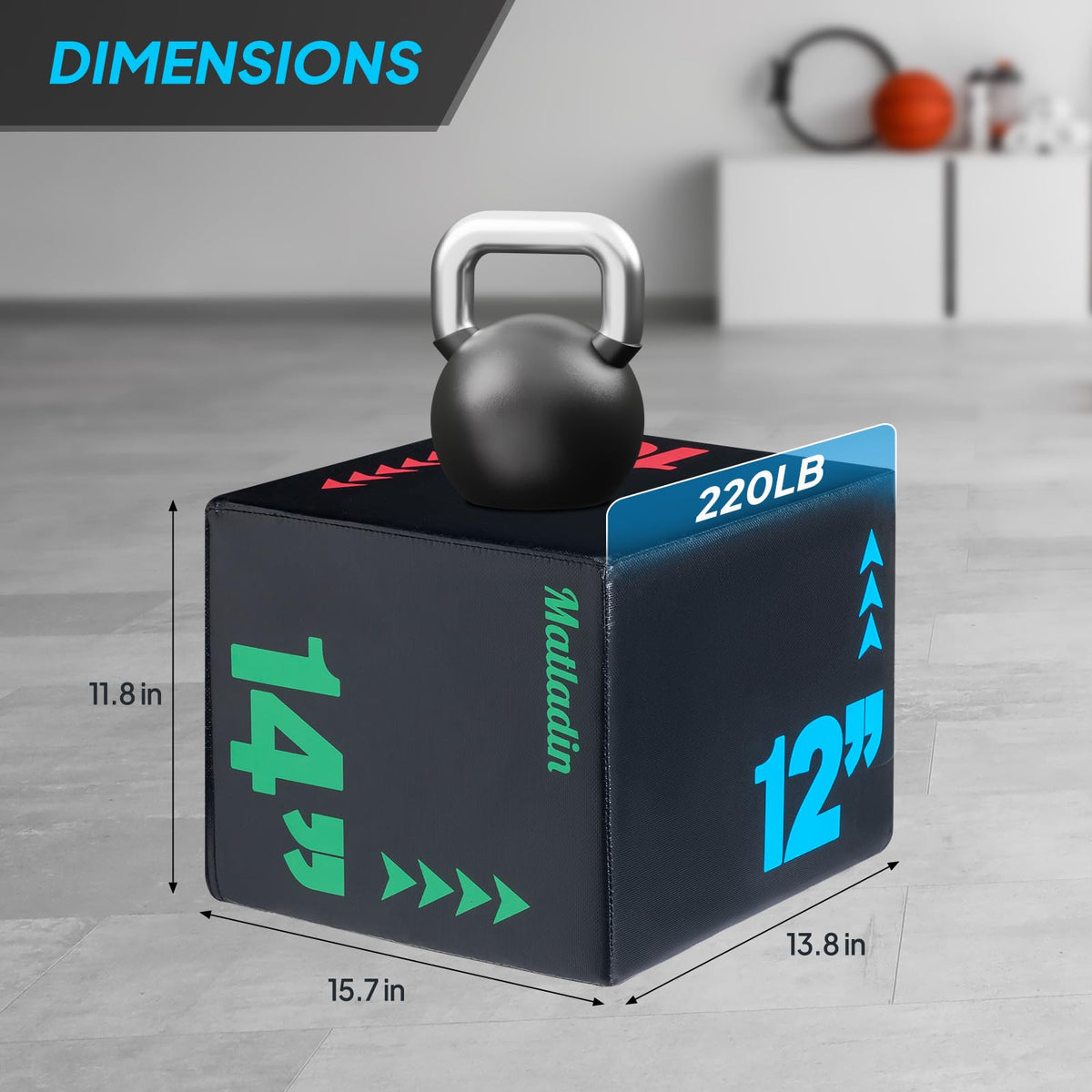 Heavy Foam Plyometric Jump Box K924