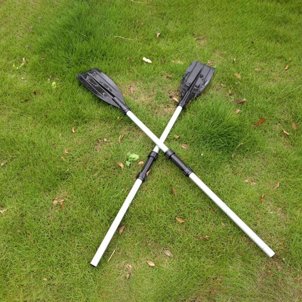 2pcs Portable Telescopic Aluminum Alloy Kayak Paddle I353384