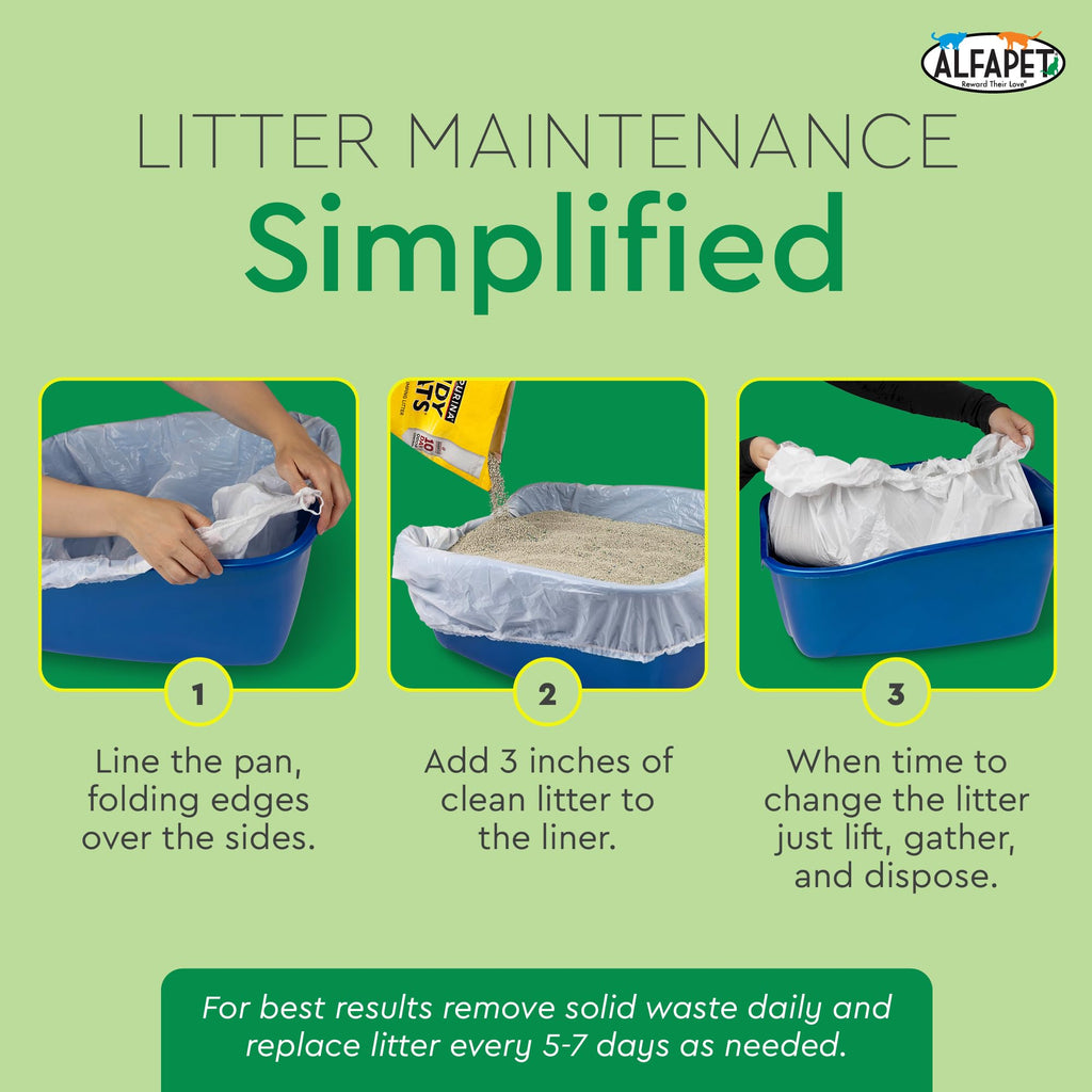 Elastic Cat Litter Box Liners, 13 Count Super Jumbo K5121