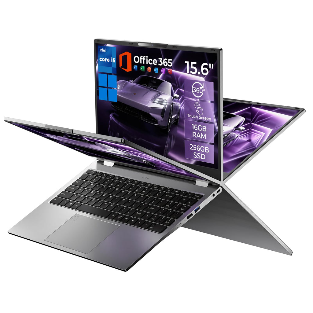 15.6" 2-in-1 Touchscreen Laptop Computer, 16GB RAM 256GB SSD T642361