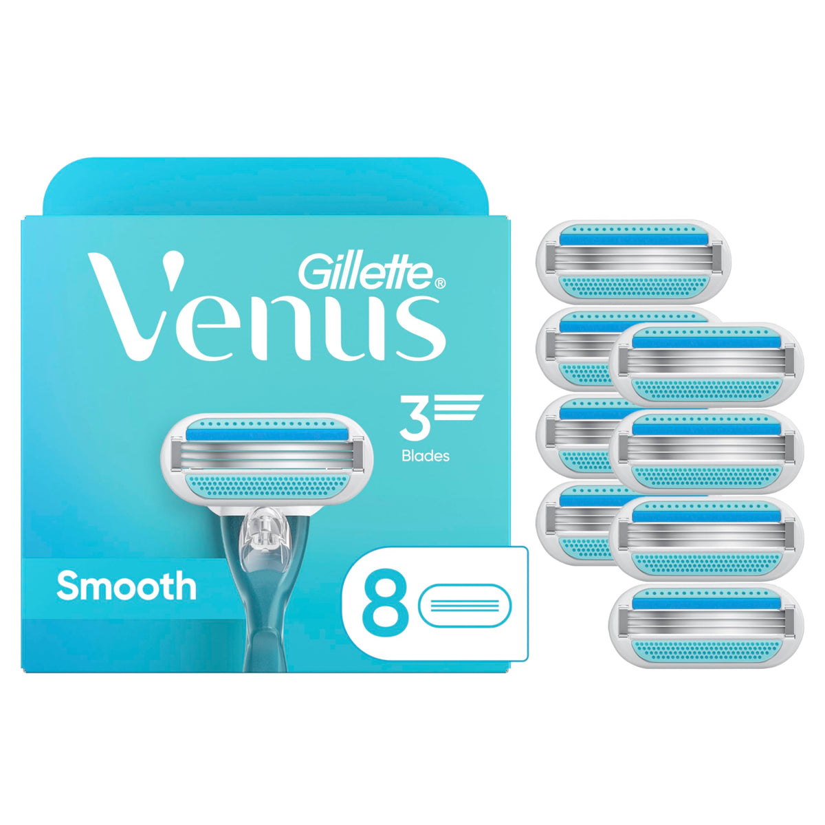 8 Count Womens Razor Blade Refills E9648