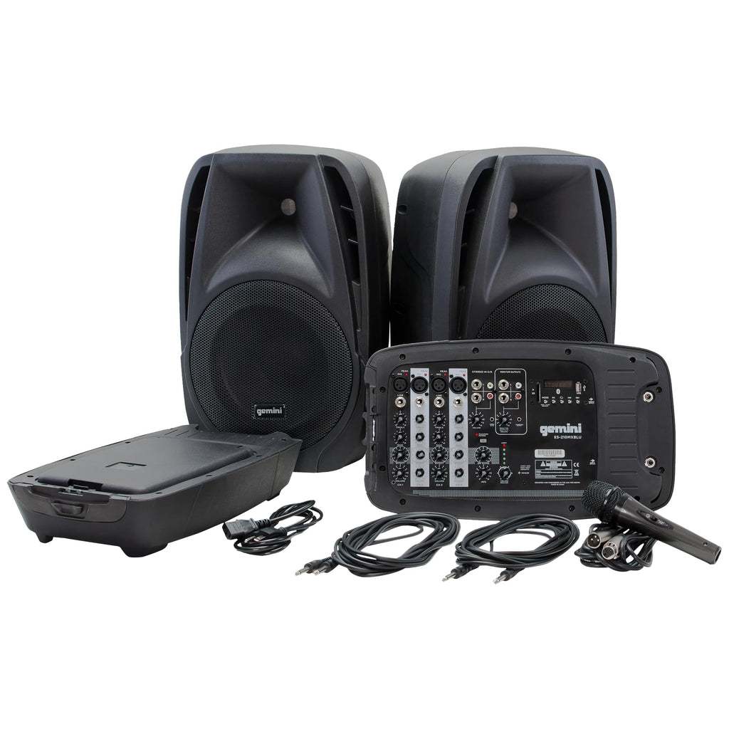 Portable PA System with Dual 10" Speakers R489