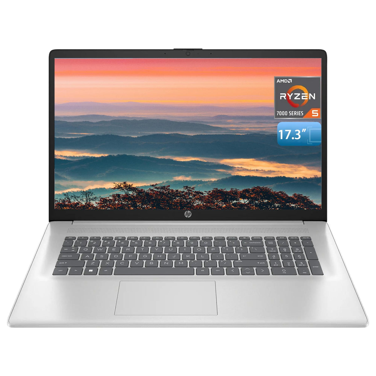 17.3" FHD Laptop, 16GB RAM, 1TB SSD, AMD Ryzen 5, Windows 11 Home, Silver S265437