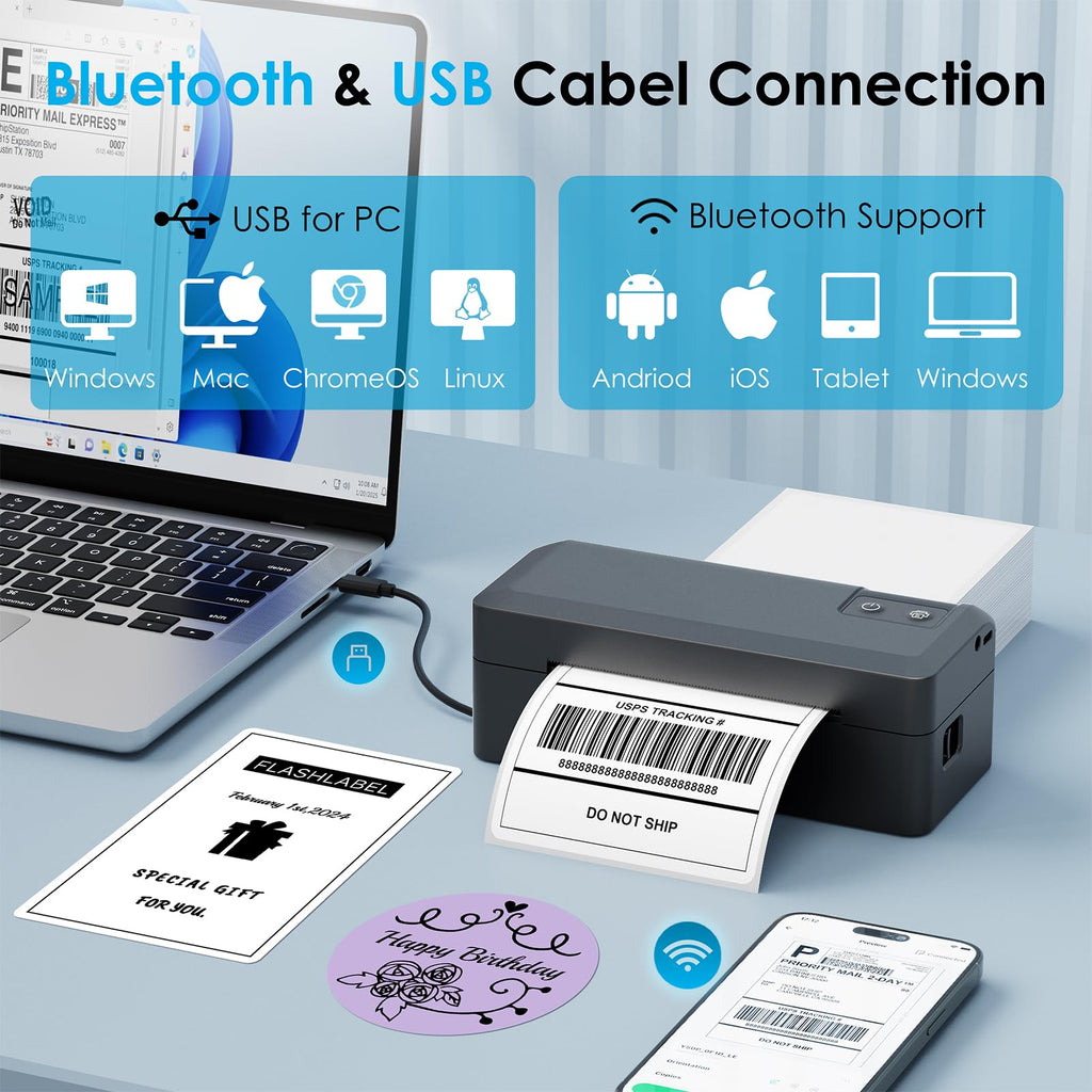 4x6 Portable Thermal Label Printer A719