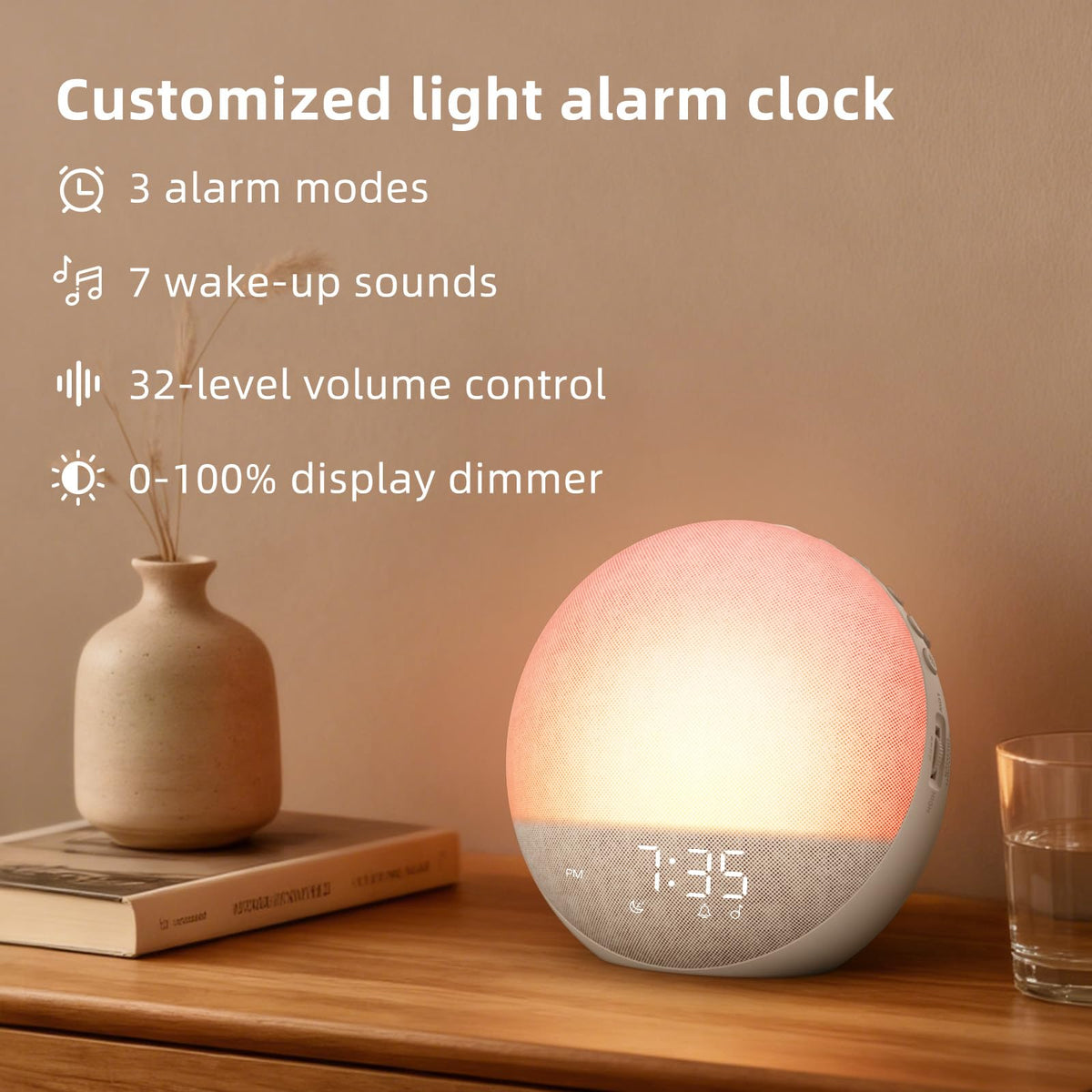 Sunrise Alarm Clock White Noise Machine M240