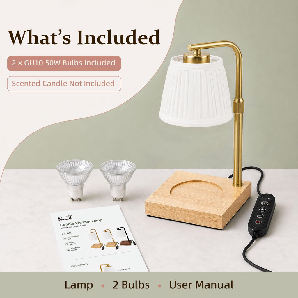 Candle Warmer Lamp with Timer and Dimmable Table Lamp U247