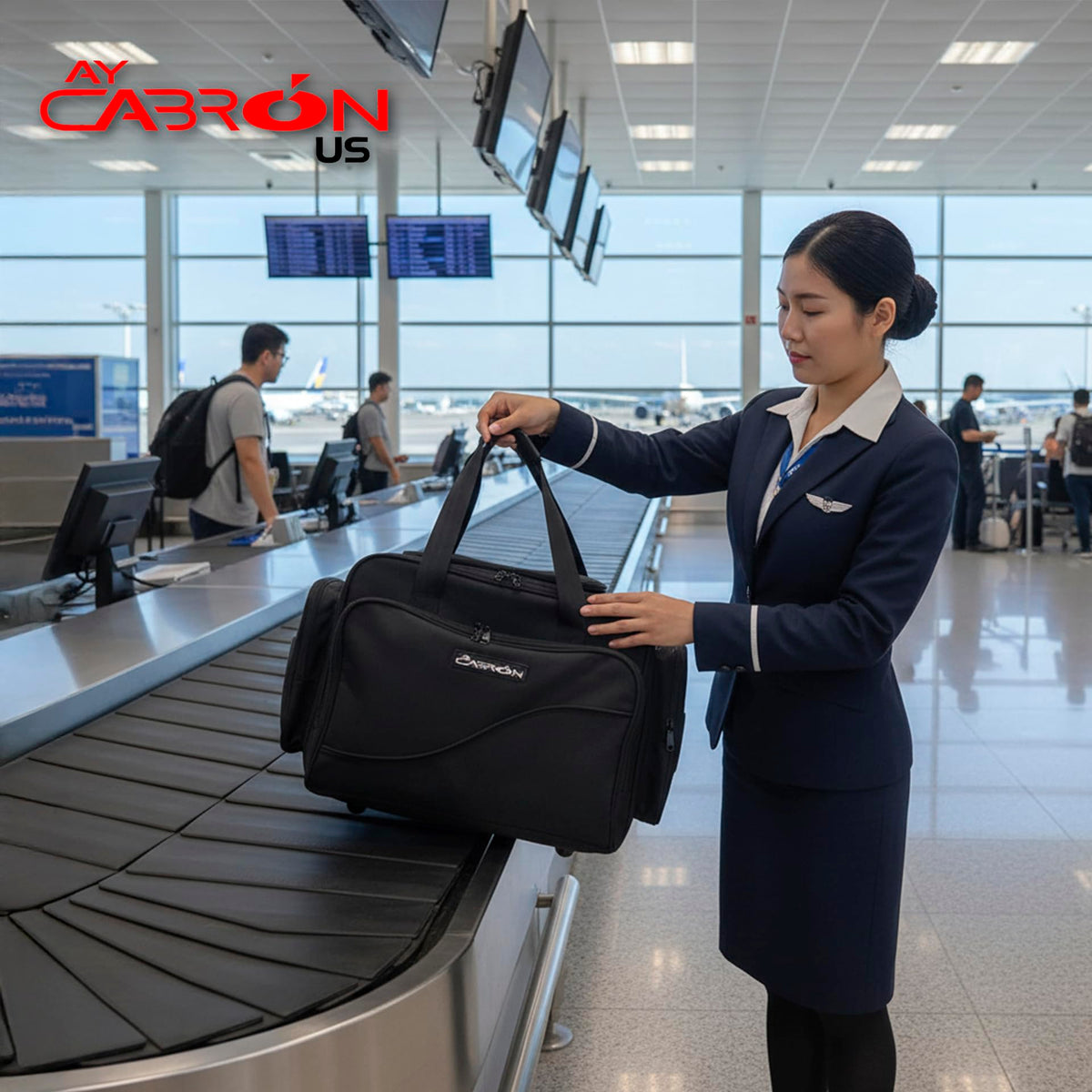 Lightweight Water-Resistant Pilot Flight Deck Bag I629008