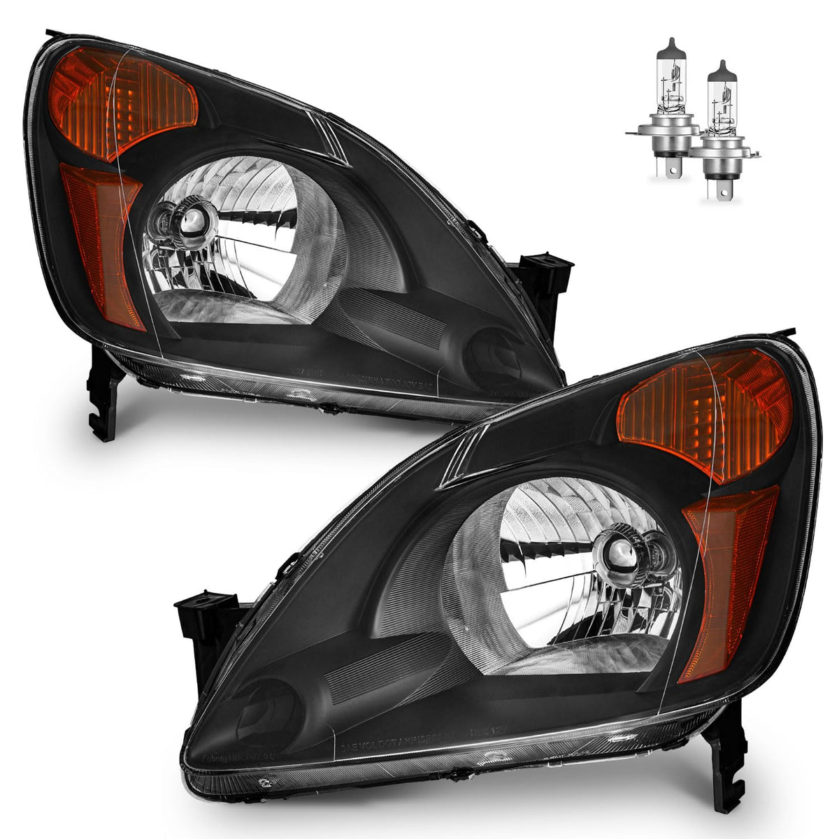 Halogen Headlights with Bulbs W414