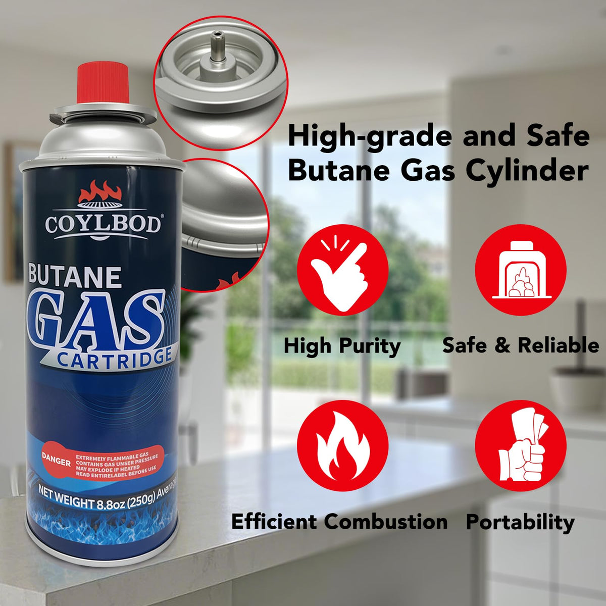 Butane Fuel Canister T1500